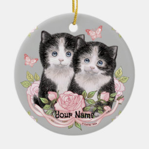 Too Cute Kittens cat ornament