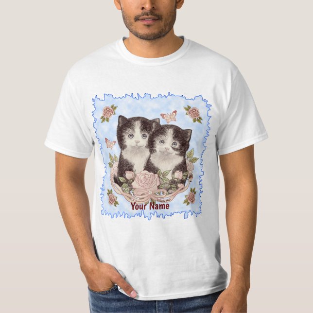 Too Cute Kittens cat T-Shirt (Front)