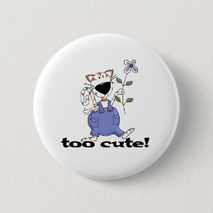 Too Cute Kitty Cat 6 Cm Round Badge