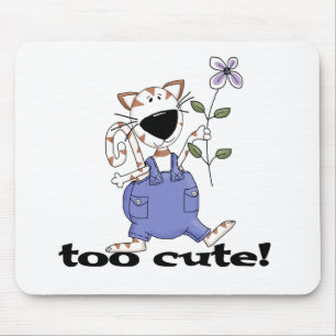 Too Cute Kitty Cat Tshirts and Gifts Mouse Mat