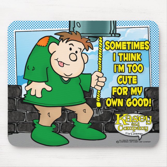 Too Cute Mouse Mat (Front)