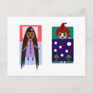 Too cute Sleepover Postcard