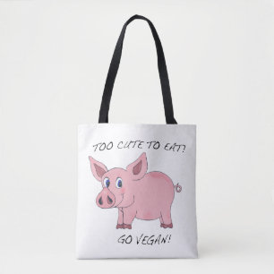 Too Cute To Eat Pig Bag