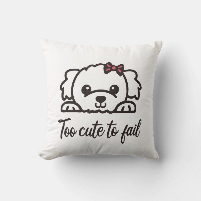 Too cute to fail(4) cushion (Front)