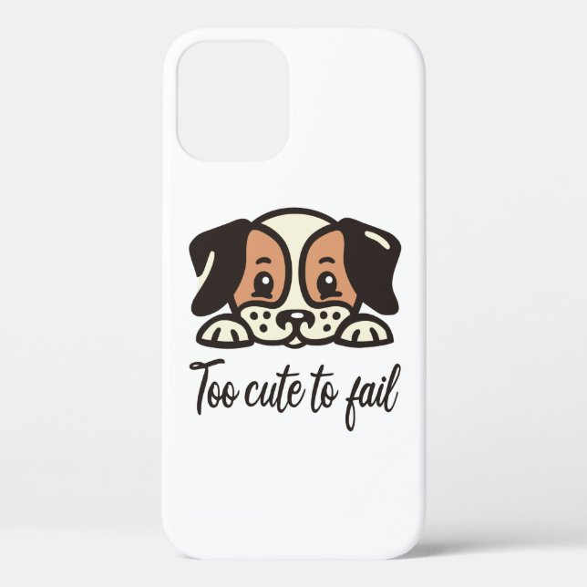 Too cute to fail Case-Mate iPhone case (Back)