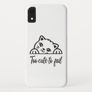 Too cute to fail iPhone XR case