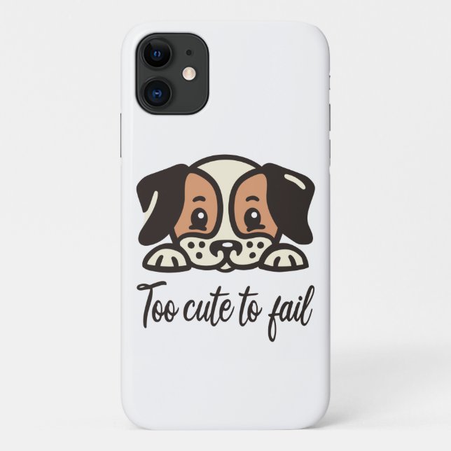 Too cute to fail Case-Mate iPhone case (Back)