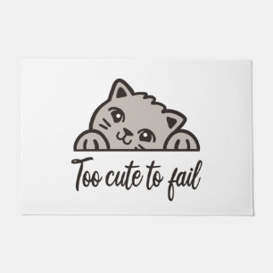 Too cute to fail doormat