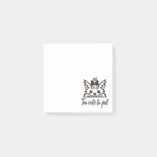 Too cute to fail post-it notes