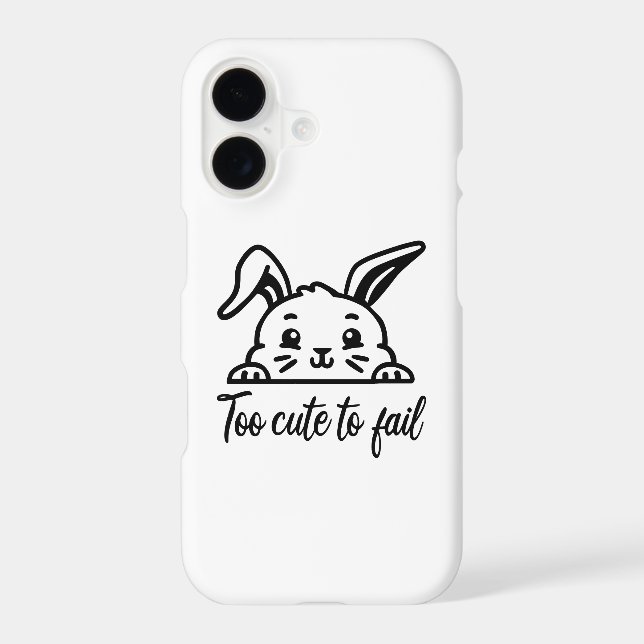 Too cute to fail samsung galaxy case (Back)