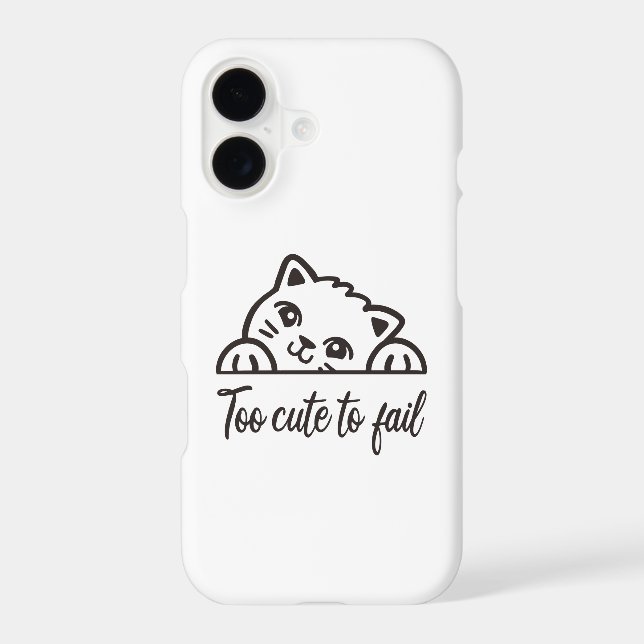 Too cute to fail samsung galaxy case (Back)