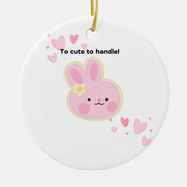 too cute to handle..... ceramic tree decoration (Front)