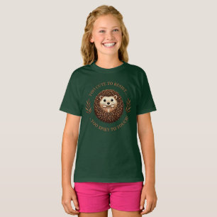 Too cute to resist... – Funny hedgehog T-Shirt