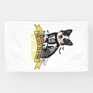 Too Cute to Spook But Will Bark Adorable Halloween Banner