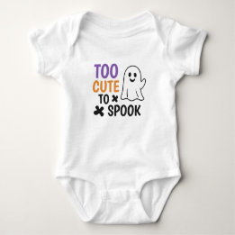 Too Cute To Spook – Cute Halloween Baby Bodysuit