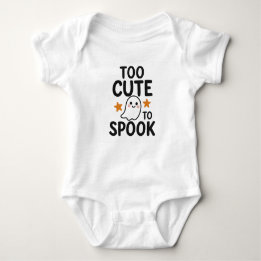Too Cute To Spook – Cute Halloween Baby Bodysuit