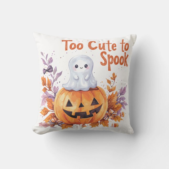 Too Cute to Spook | ExDesigner | Halloween Cushion (Front)