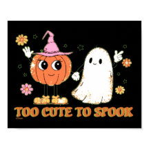TOO CUTE TO SPOOK funny cute ghost halloween