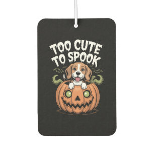 Too Cute to Spook Halloween Dog Car Air Freshener