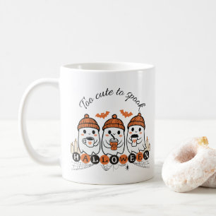 Too Cute to Spook Halloween Ghosts Mug