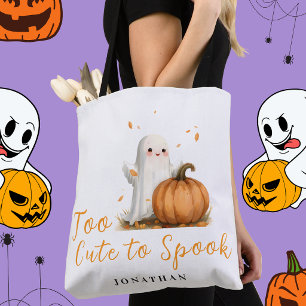 Too Cute to Spook Halloween  Tote Bag