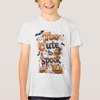 Too Cute to Spook - Halloween  Tri-Blend Shirt