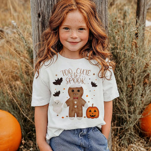 Too Cute to Spook Kids Halloween T-Shirt