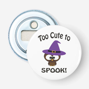 Too Cute to Spook! Owl Witch Bottle Opener