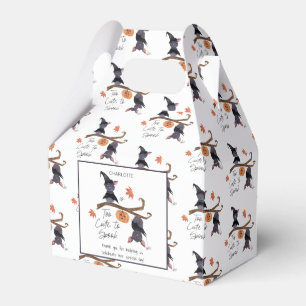 Too Cute to Spook Watercolor Bats Child's Birthday Favour Box