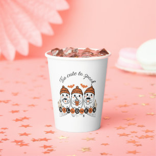 Too Cute to Spooky Halloween Paper Cup Fun Party