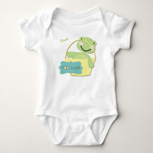 Too Cute Turtle Personalised Baby Bodysuit