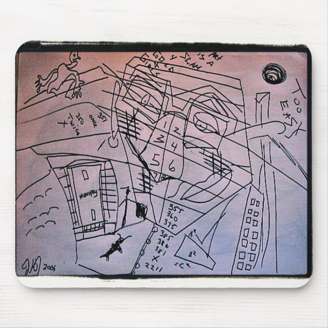 TOO EASY MOUSE MAT (Front)