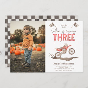 Too Fast Birthday Invitation   3rd Birthday