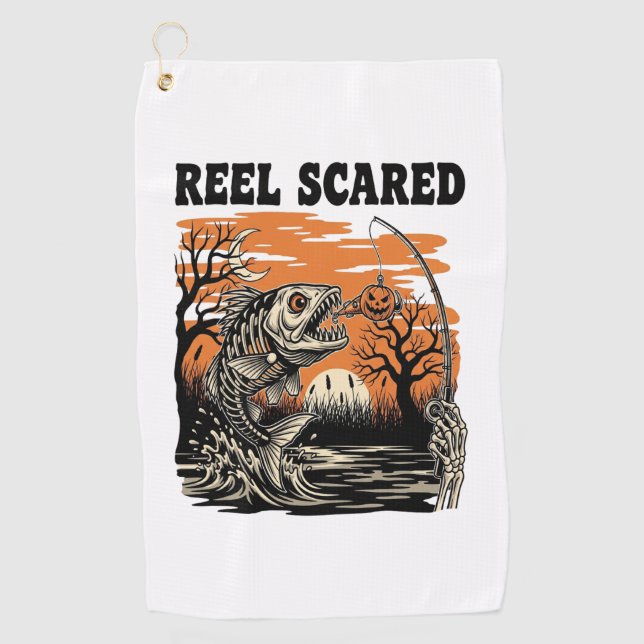 Too Ghoul for School Halloween Golf Towel (Front)