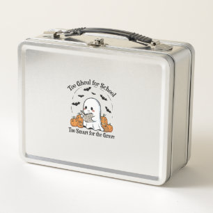 Too Ghoul for School Halloween Metal Lunch Box