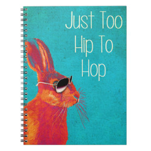 Too Hip To Hop Blue Notebook
