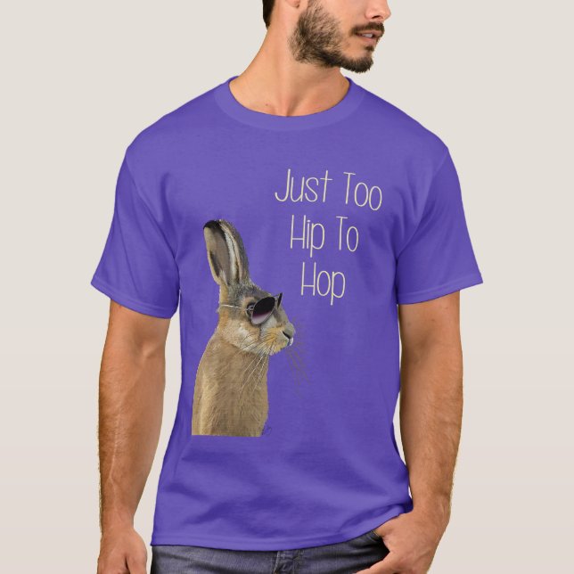 Too Hip To Hop Grey T-Shirt (Front)