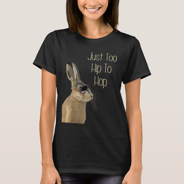 Too Hip To Hop Grey T-Shirt (Front)
