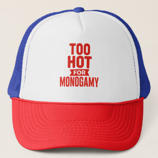 Too Hot for Monogamy Shirt, Polyamory Pride Trucker Hat
