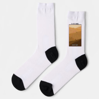 Too Hot To Handle Too Wild To Leave Desert Camping Socks