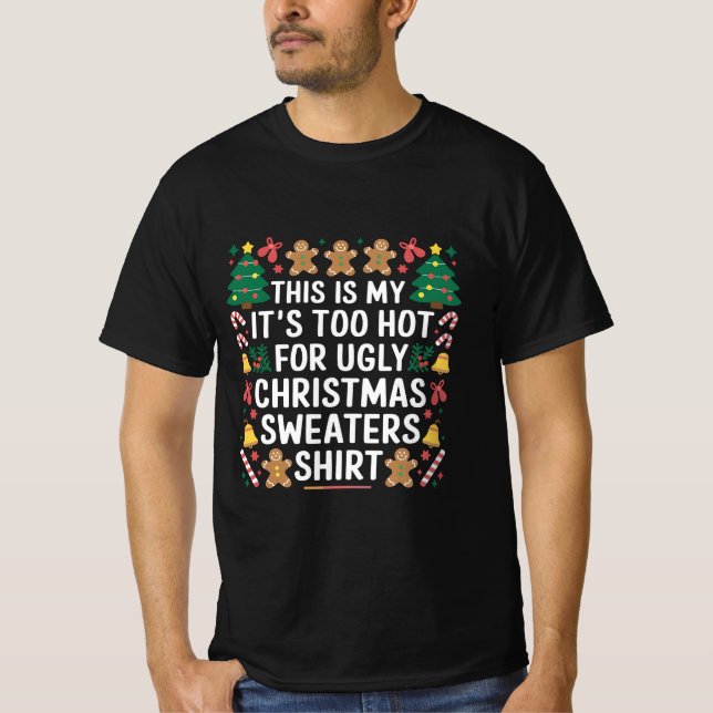 Too Hot Ugly Christmas Sweaters  Family  (Front)