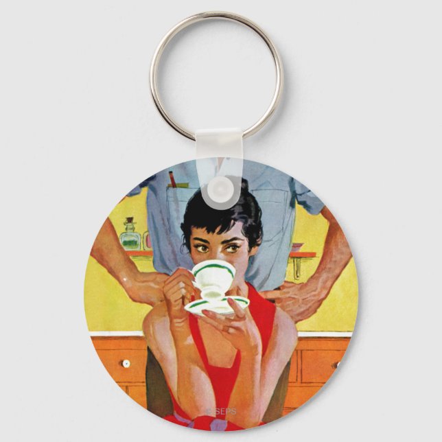 Too Late To Make Up Key Ring (Front)