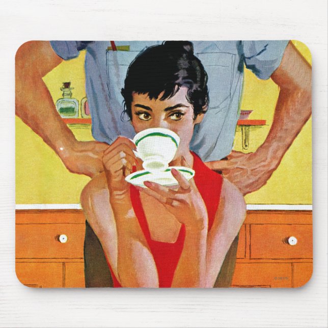 Too Late To Make Up Mouse Mat (Front)