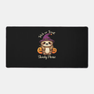 Too Lazy to be Scary Cute Halloween Sloth Classic Desk Mat