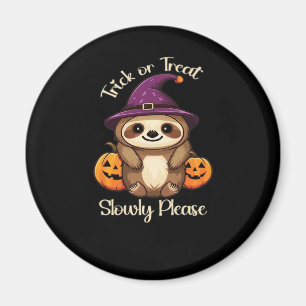 Too Lazy to be Scary Cute Halloween Sloth Classic  Magnet