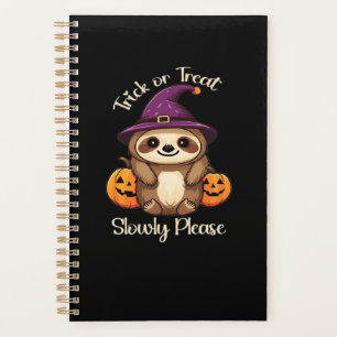 Too Lazy to be Scary Cute Halloween Sloth Classic Planner