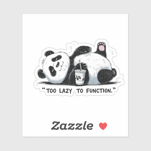Too Lazy to Function - Lazy Panda (Sheet)