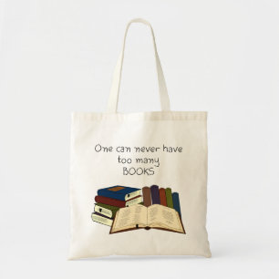 Too Many Books?! Tote Bag