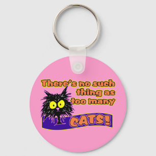 TOO MANY CATS KEY RING