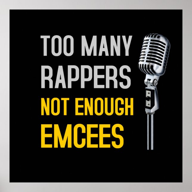 Too Many Rappers - Poster (Front)